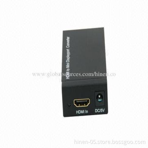 HDMI to Mini DisplayPort Converter, Supports HDMI Resolution of Max up to 1,920 x 1,080p